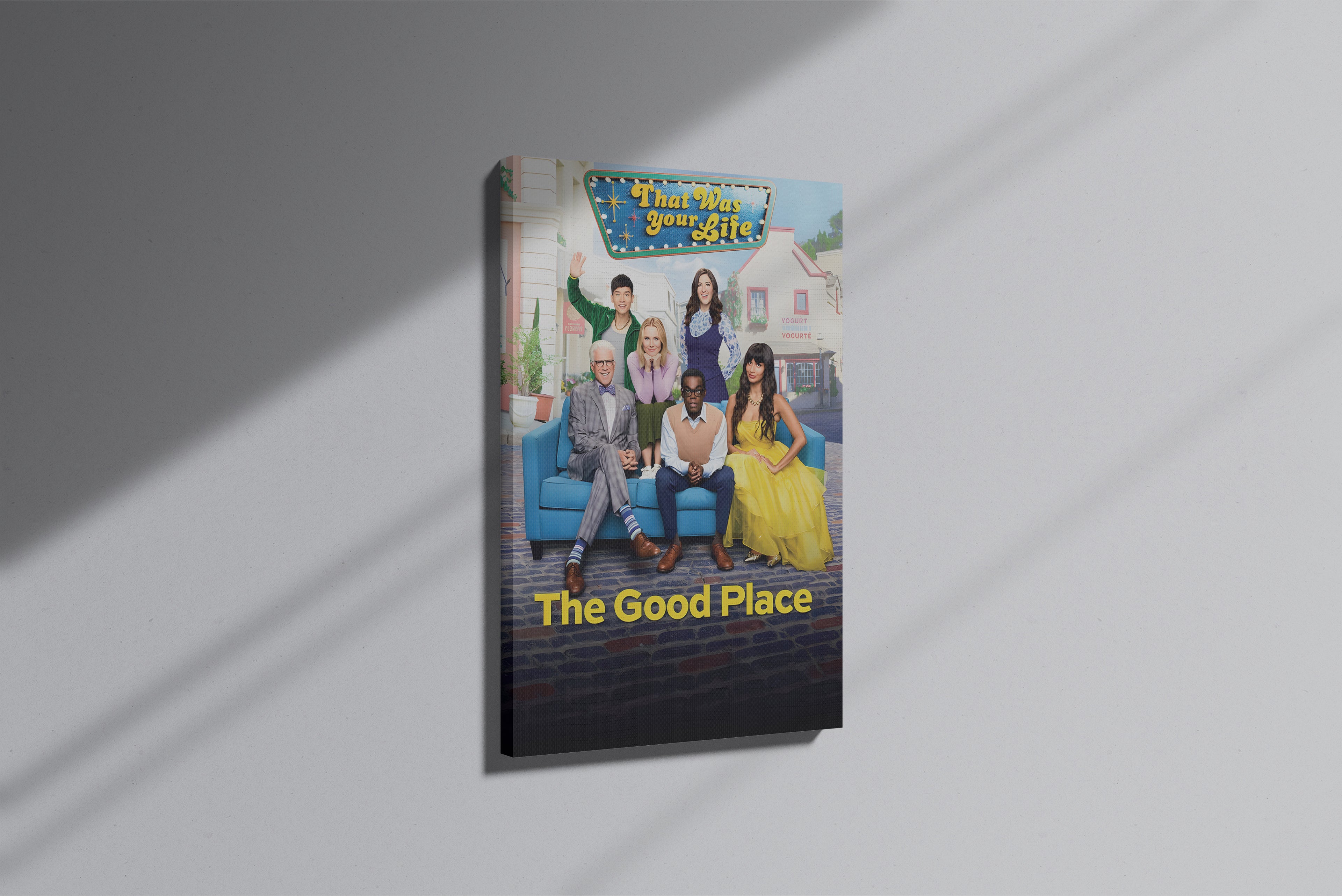 GeekCultcha The Good Place Character Poster Premium Canvas Print