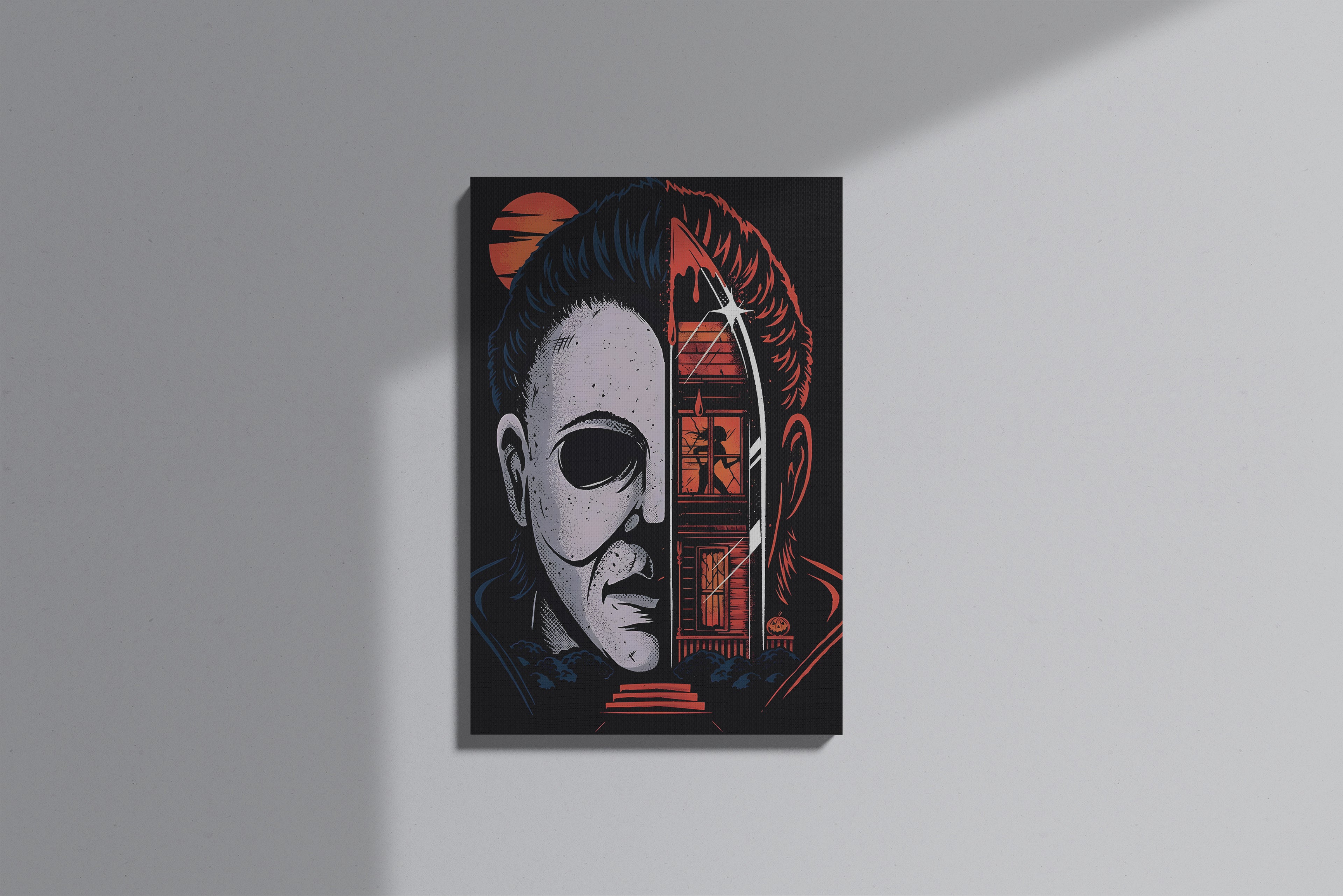 GeekCultcha Halloween Michael Myers Premium Canvas Print