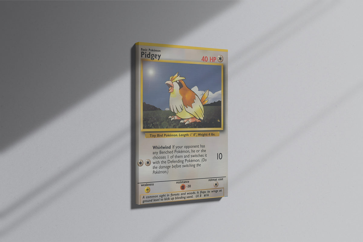 GeekCultcha Pokémon Pidgey Premium Canvas Print