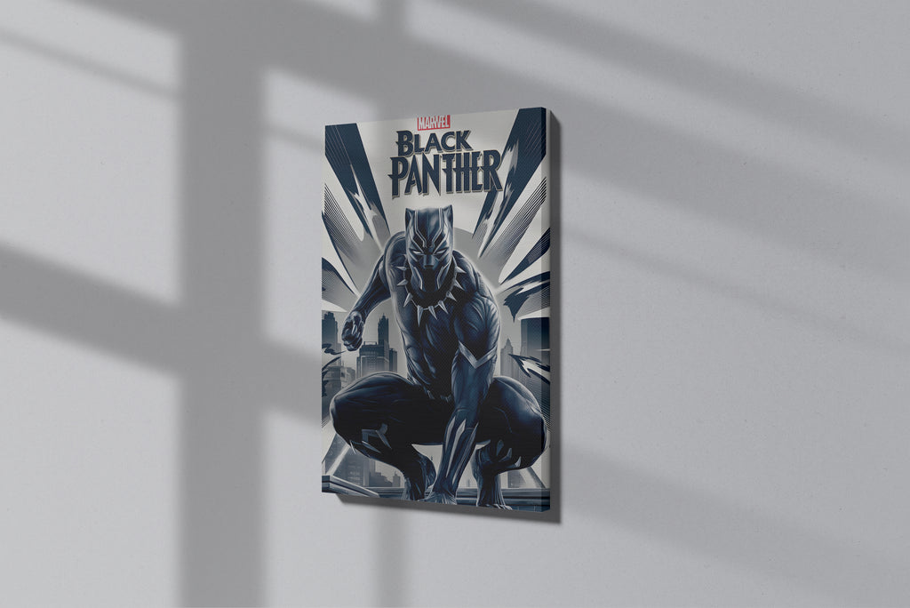 GeekCultcha Marvel Black Panther Premium Canvas Print