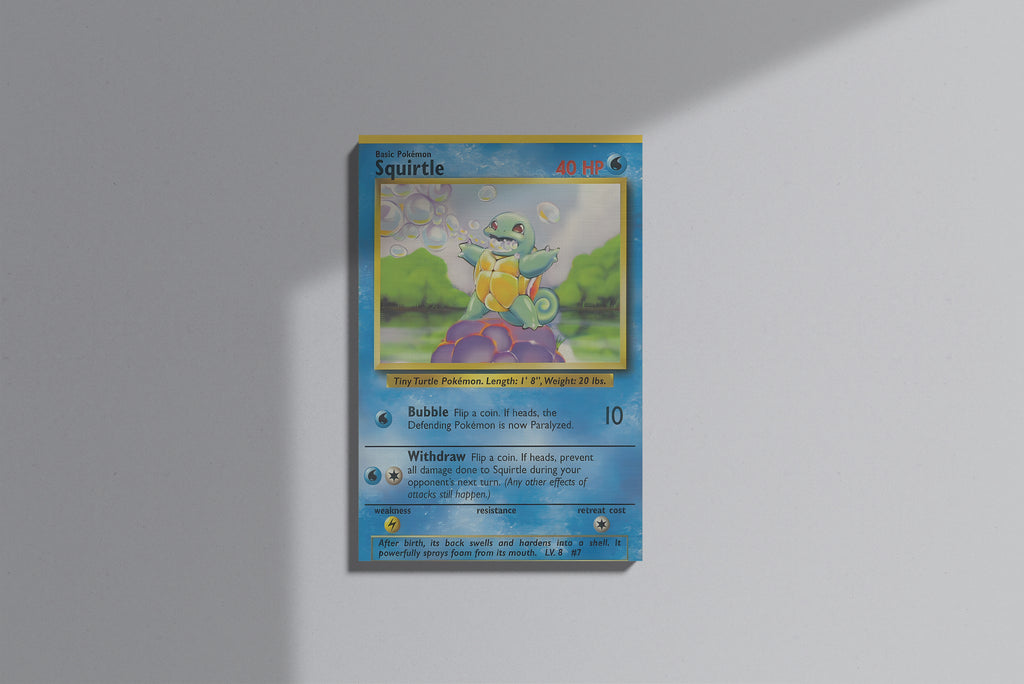 GeekCultcha Pokémon Squirtle Premium Canvas Print