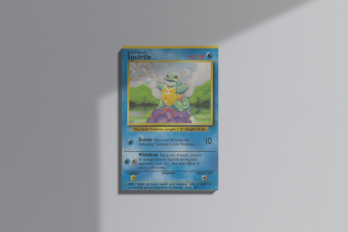 GeekCultcha Pokémon Squirtle Premium Canvas Print