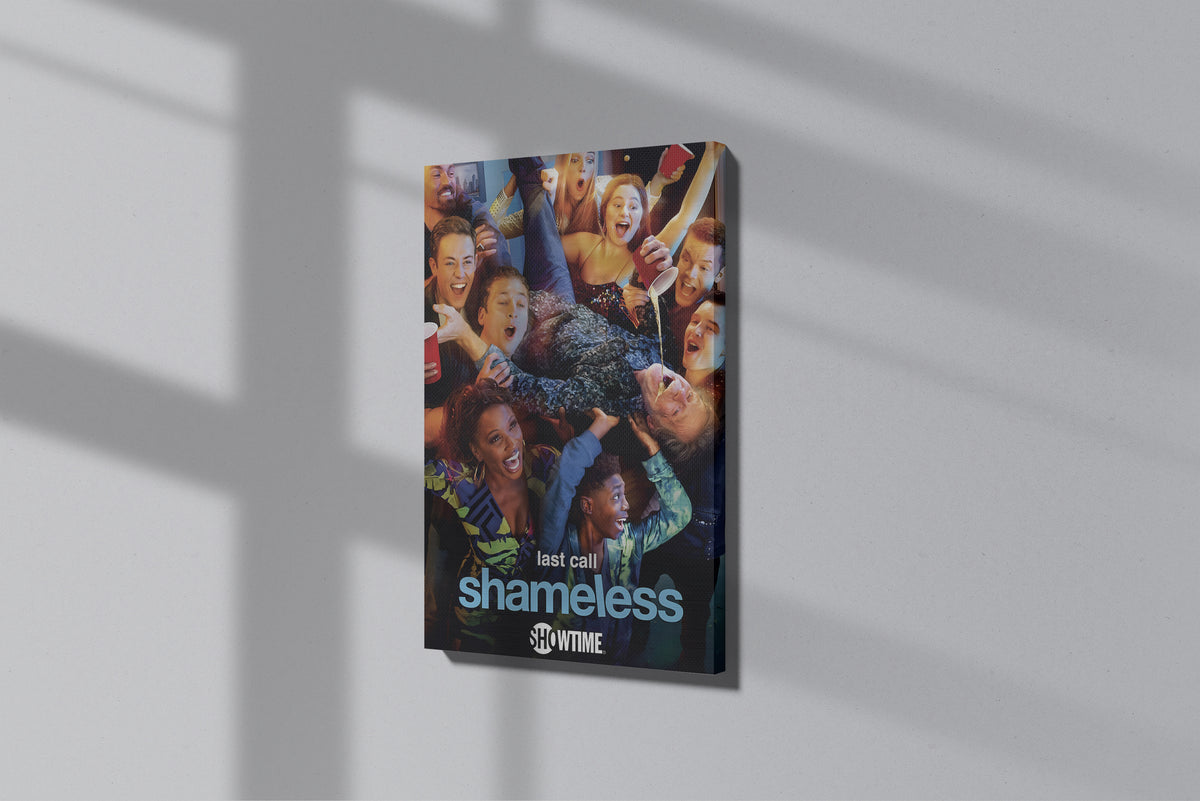 GeekCultcha Showtime Shameless Premium Canvas Print