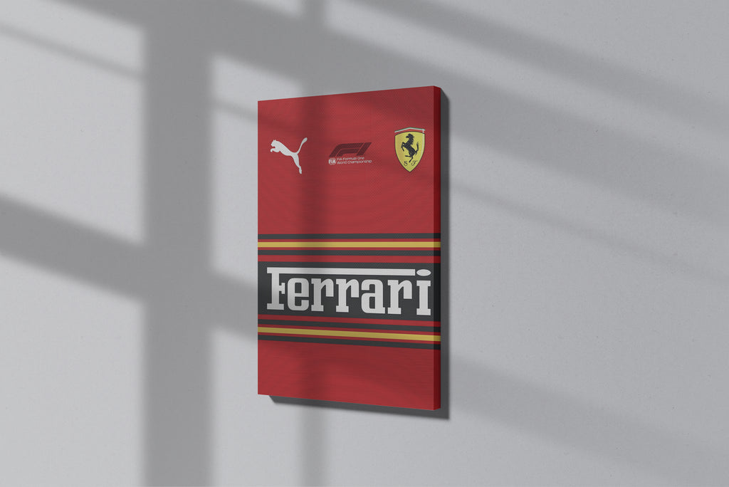 GeekCultcha Ferrari F1 Premium Canvas Painting Modern Design