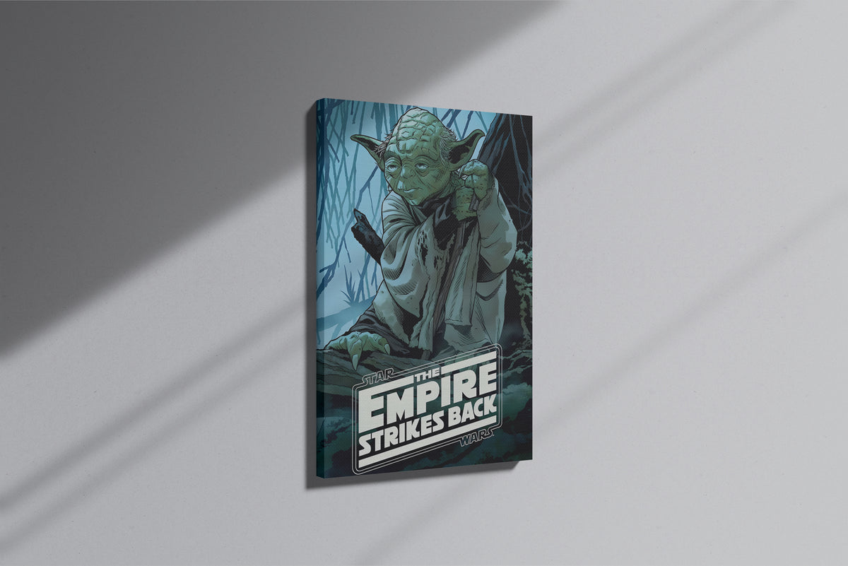 GeekCultcha Star Wars Yoda The Empire Strikes Back Premium Canvas Print