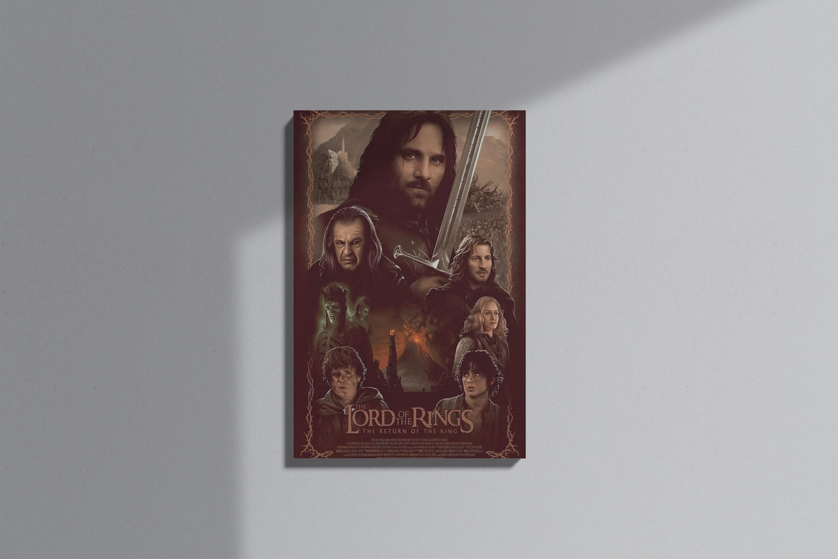 GeekCultcha The Lord of the Rings Return of the King Premium Canvas Print