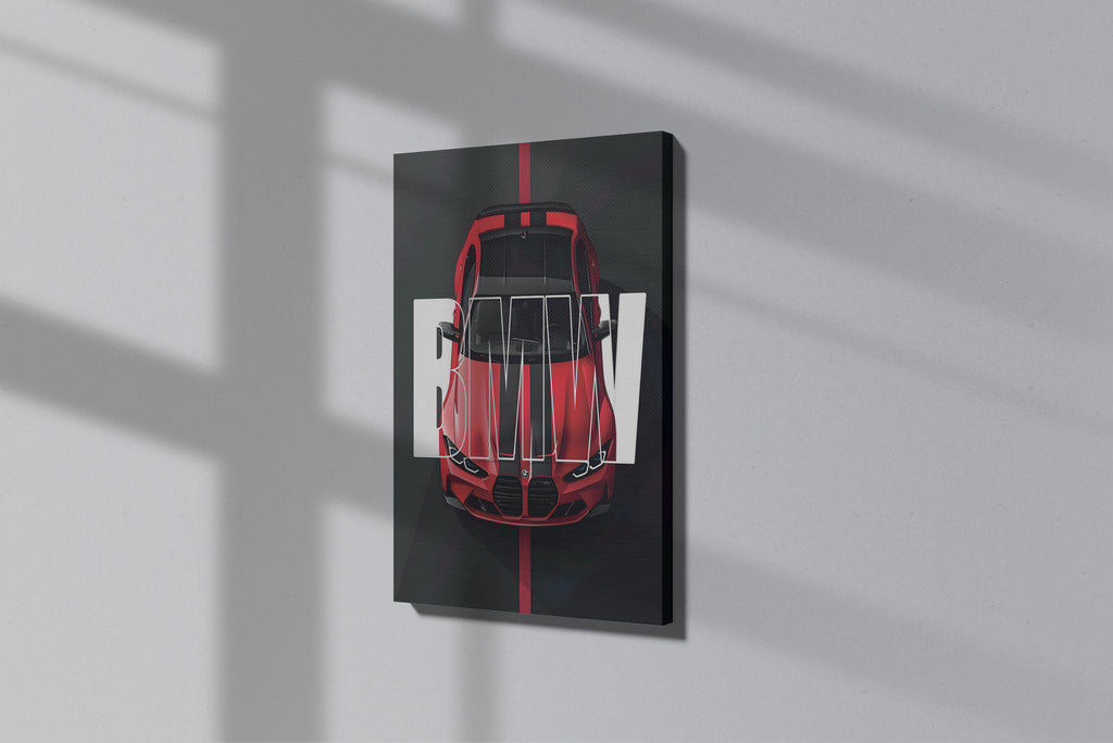 GeekCultcha BMW Custom Design Premium Canvas Painting