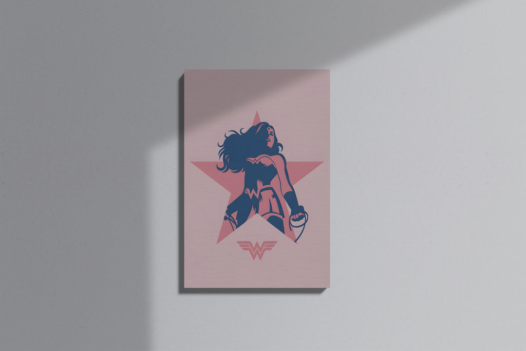 GeekCultcha DC Comics Wonder Woman Premium Canvas Print