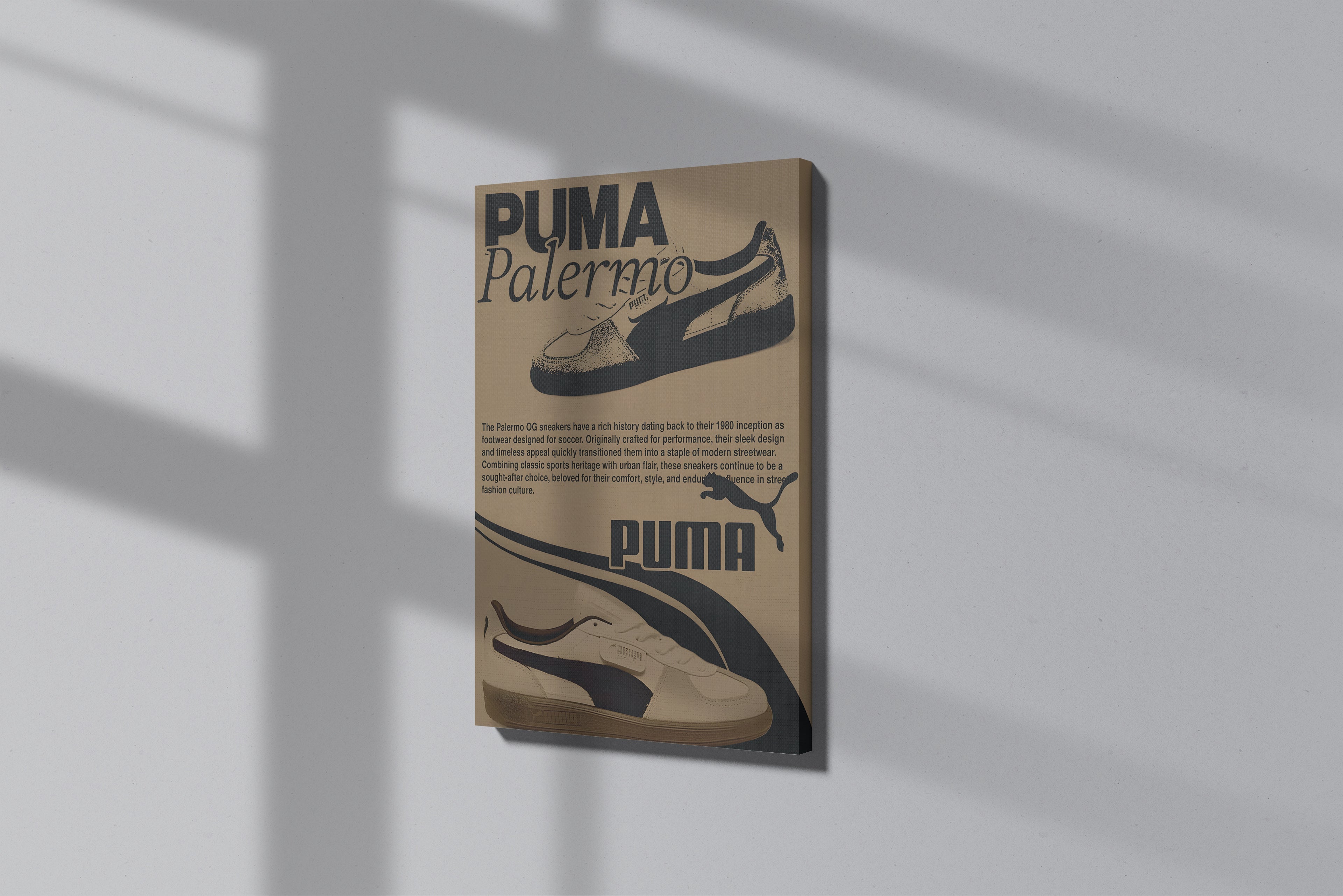 GeekCultcha Puma Palermo Premium Canvas Print