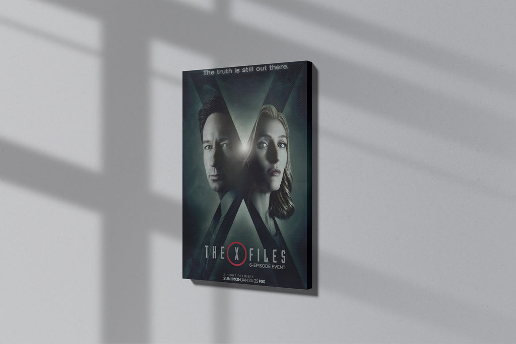 GeekCultcha The X-Files Series Premium Canvas Print