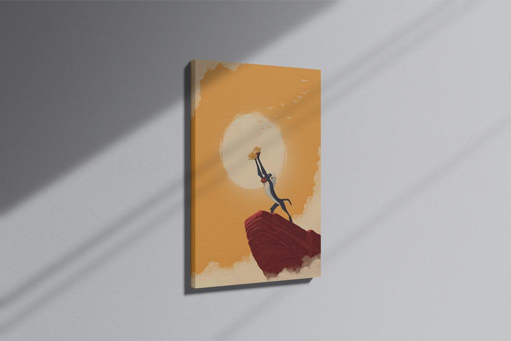 GeekCultcha Lion King Simba Premium Canvas Print
