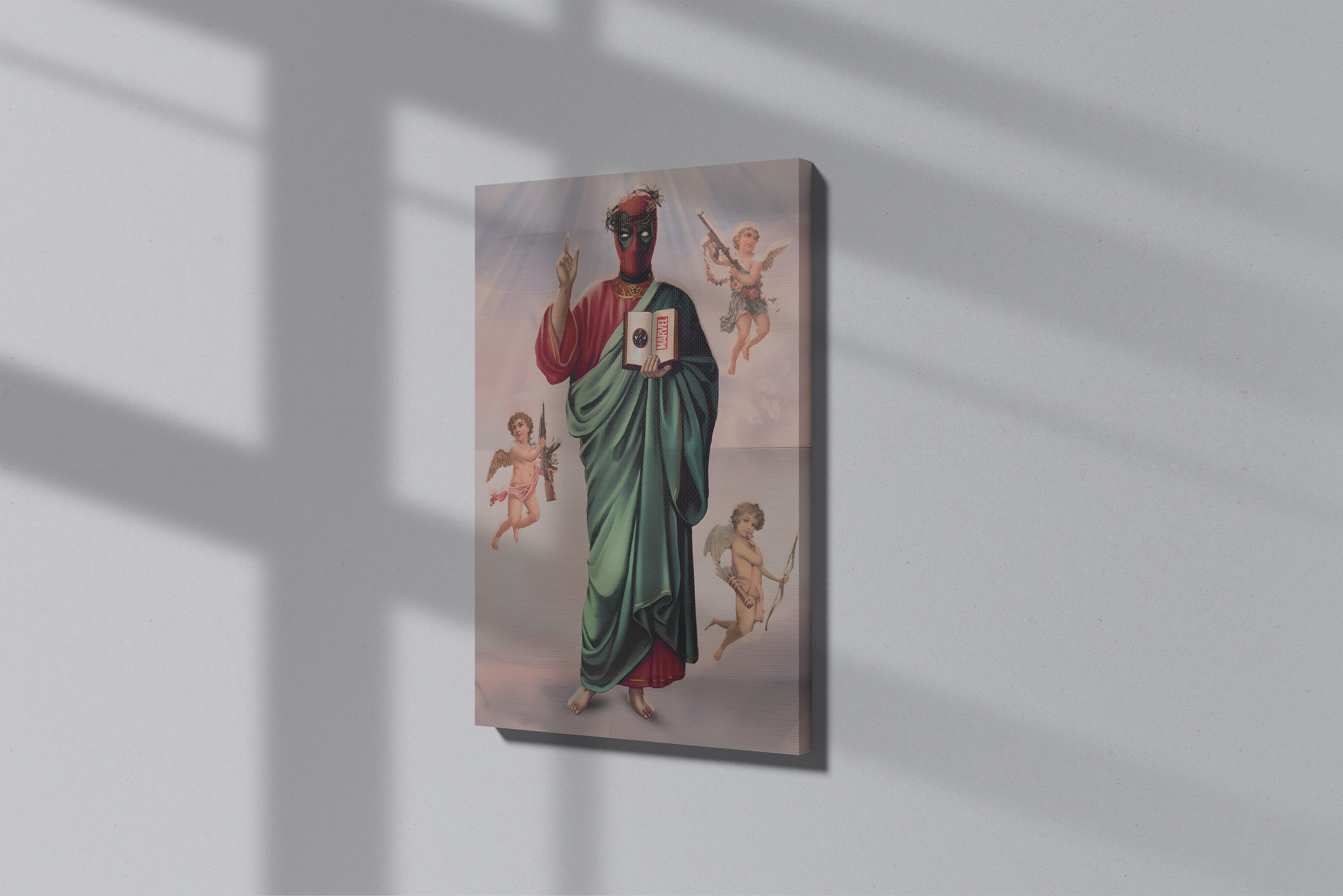 GeekCultcha Marvel Deadpool Artistic Premium Canvas Painting