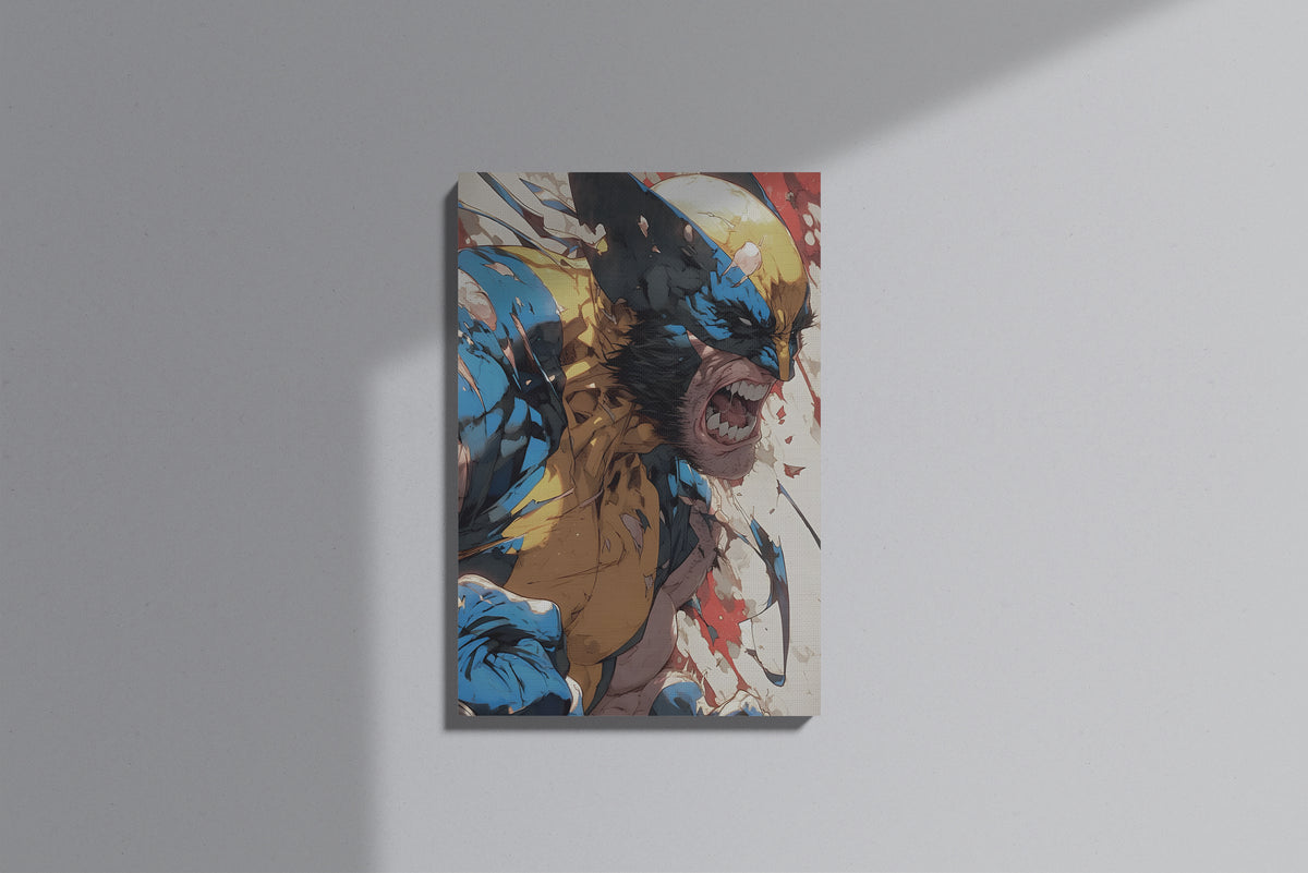 GeekCultcha Marvel Wolverine Premium Canvas Print