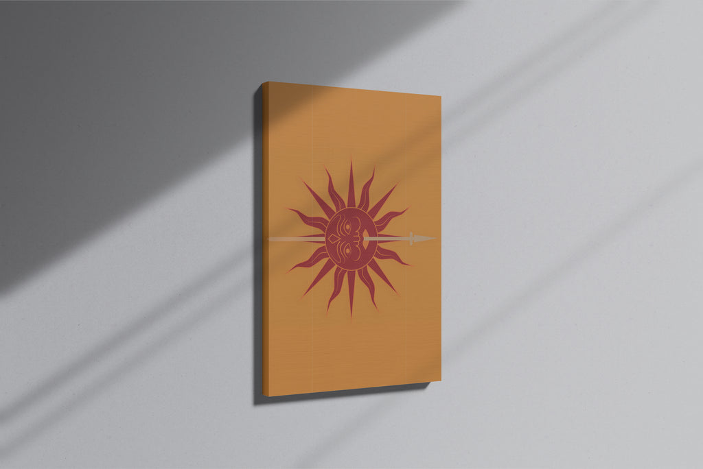 GeekCultcha Game of Thrones Martell Icon Premium Canvas Print