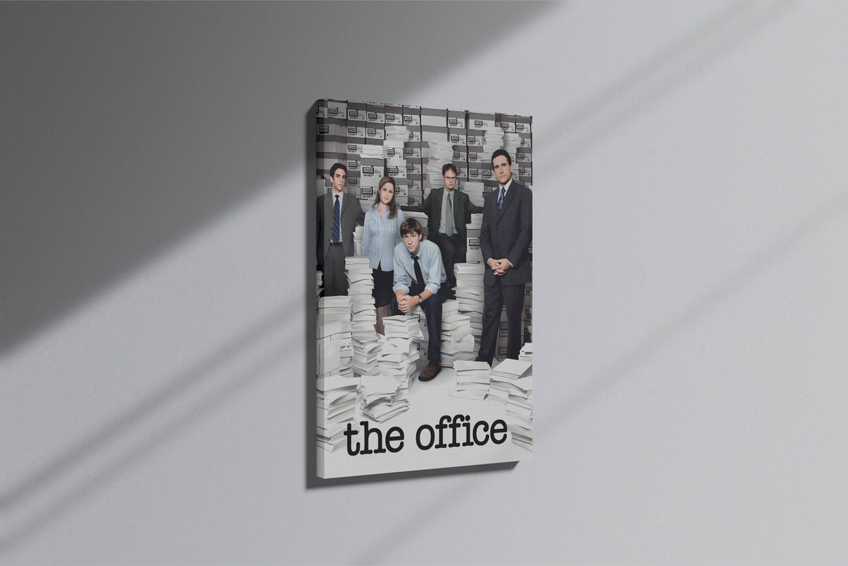 GeekCultcha The Office Dunder Mifflin Themed Premium Canvas Print
