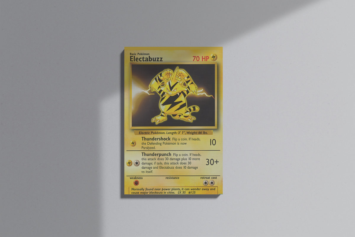 GeekCultcha Pokémon Electabuzz Premium Canvas Print
