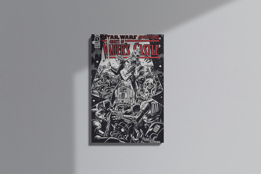 GeekCultcha Star Wars Ghosts of Vader's Castle Premium Canvas Print