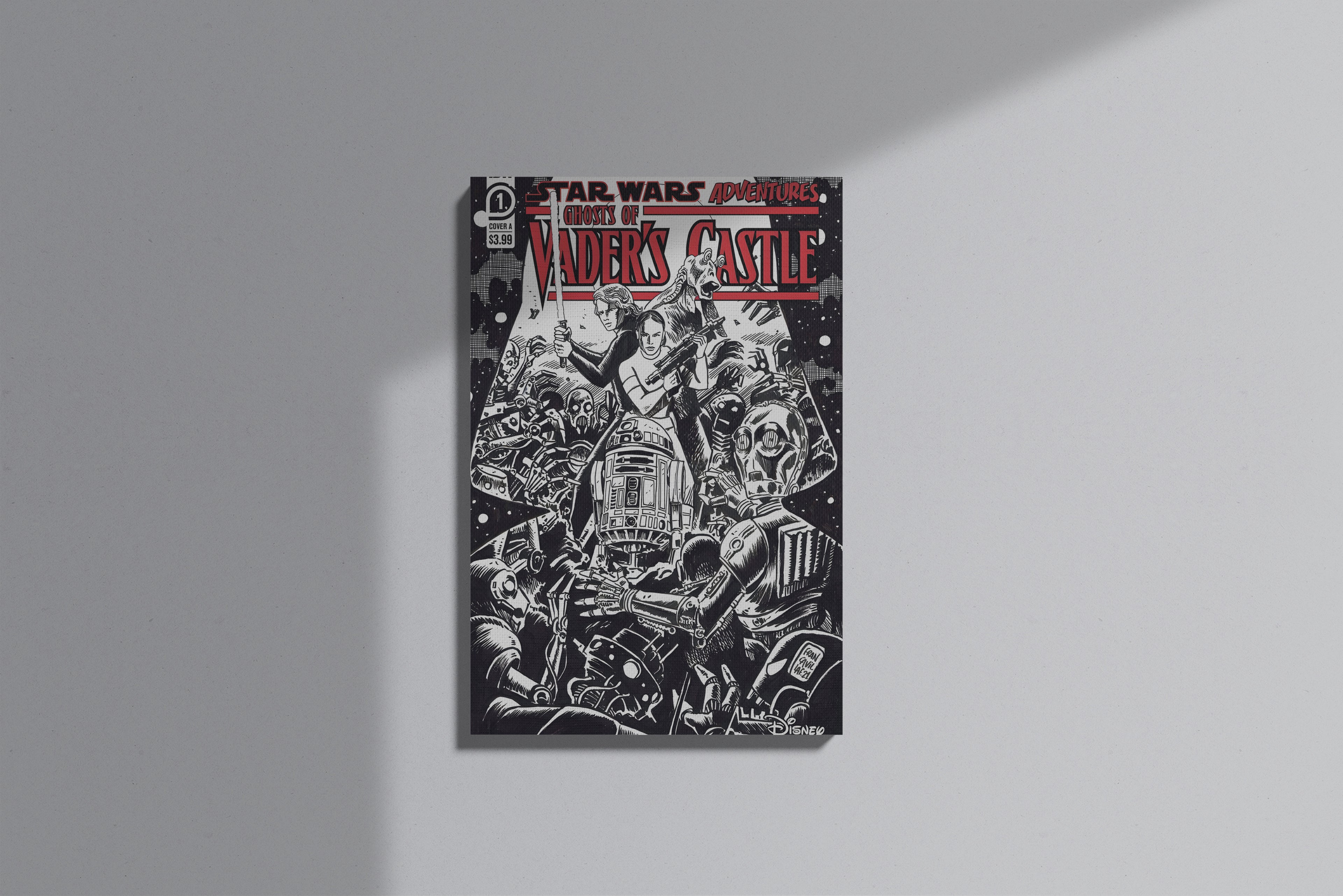 GeekCultcha Star Wars Ghosts of Vader's Castle Premium Canvas Print