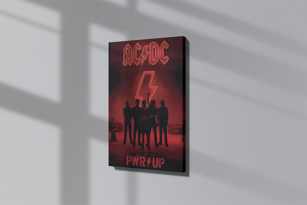 GeekCultcha AC/DC Power Up Premium Canvas Print