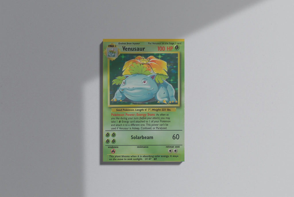 GeekCultcha Pokémon Venusaur Collection Premium Canvas Print