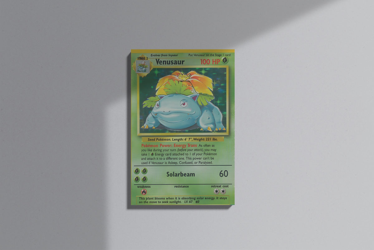 GeekCultcha Pokémon Venusaur Collection Premium Canvas Print