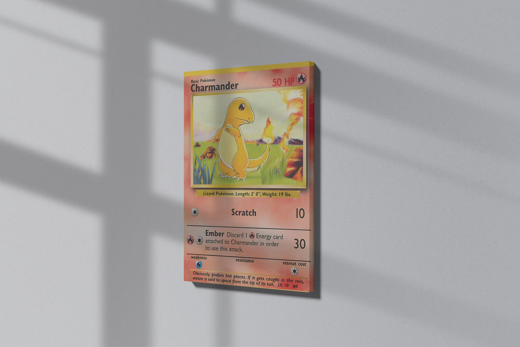 GeekCultcha Pokémon Charmander Premium Canvas Print