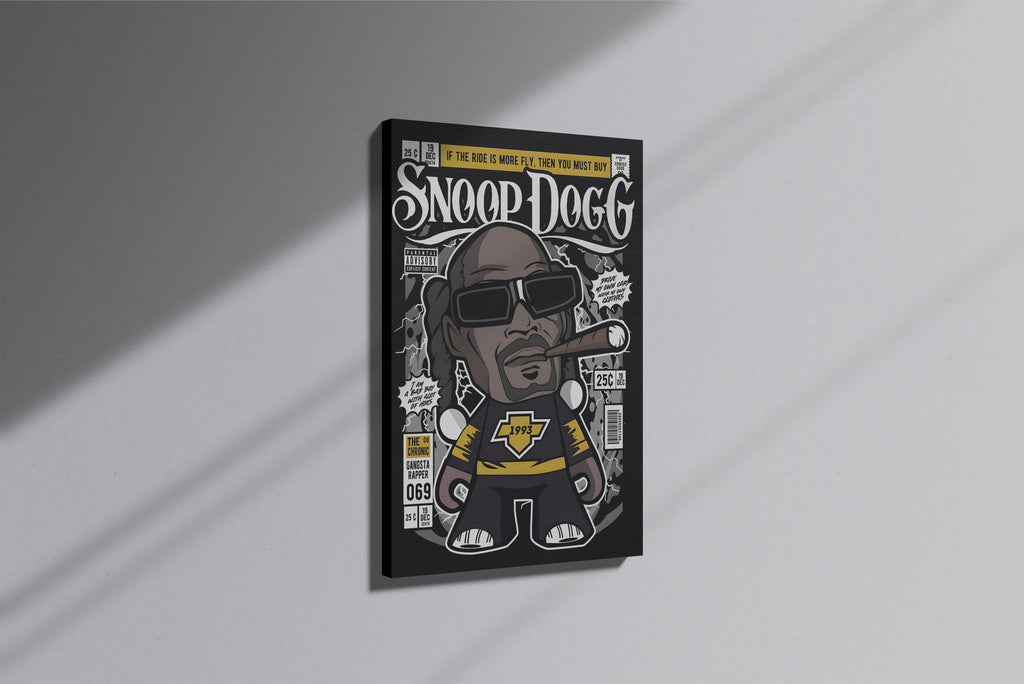 GeekCultcha Snoop Dogg Themed Premium Canvas Painting