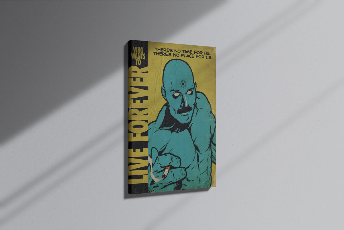 GeekCultcha Watchmen Dr. Manhattan Premium Canvas Print