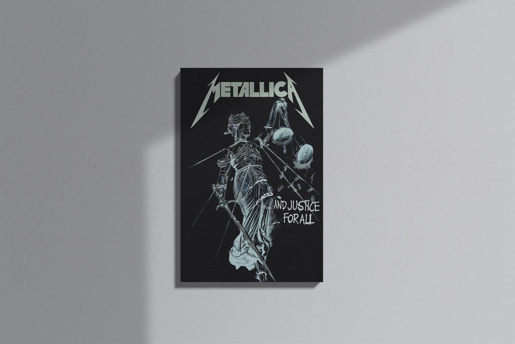 GeekCultcha Metallica And Justice For All Premium Canvas Print