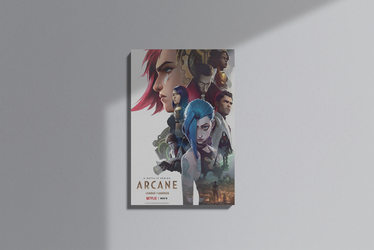 GeekCultcha Arcane League of Legends Premium Canvas Print