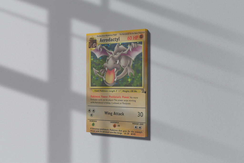 GeekCultcha Pokémon Aerodactyl Premium Canvas Print