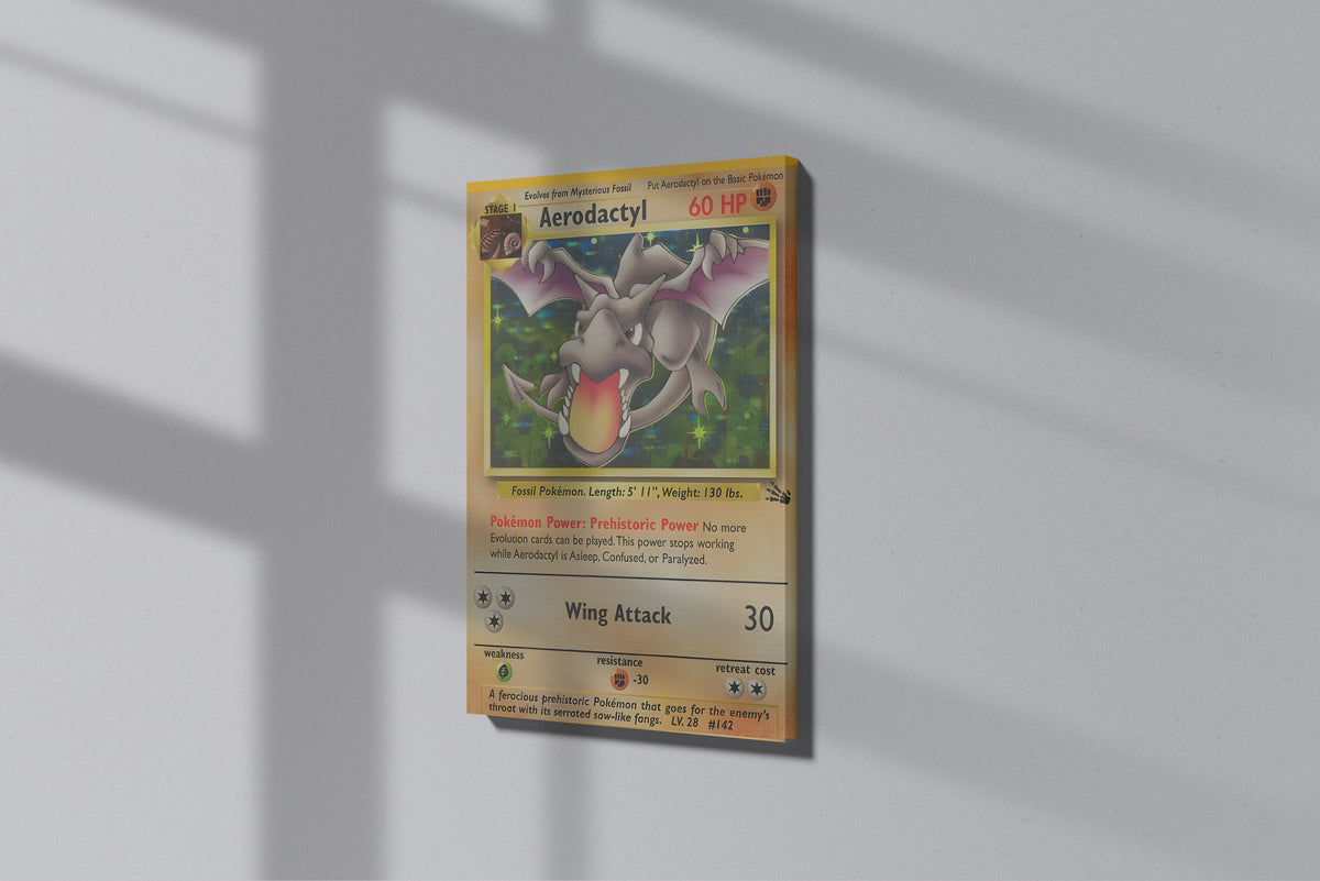 GeekCultcha Pokémon Aerodactyl Premium Canvas Print