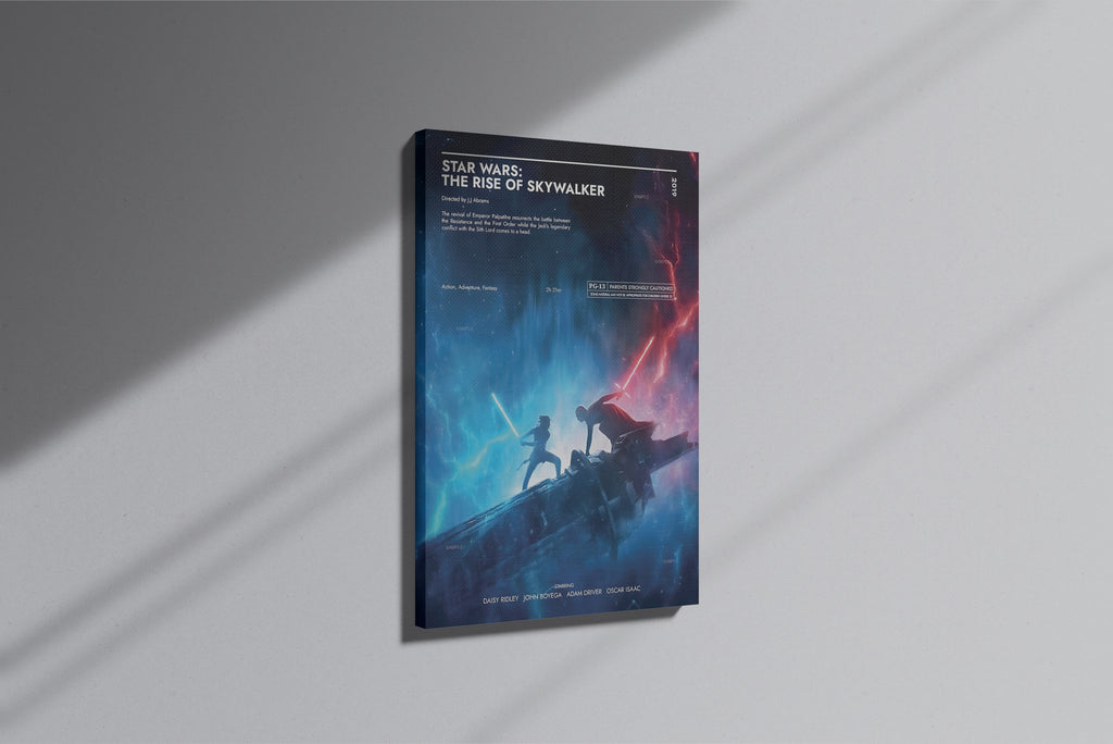 GeekCultcha Star Wars The Rise of Skywalker Premium Canvas Print