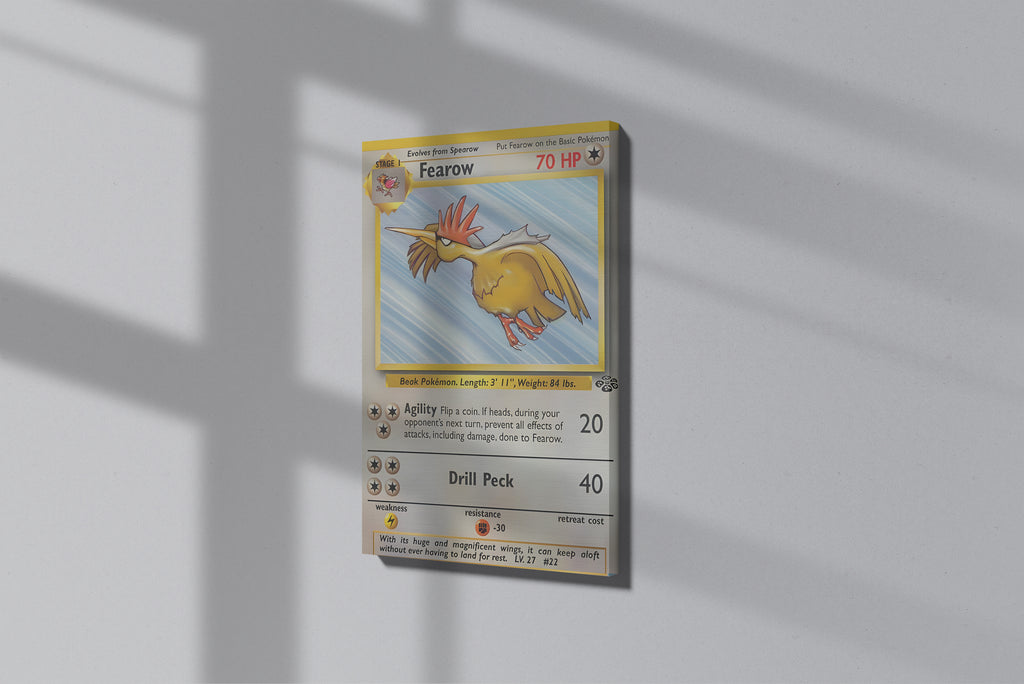 GeekCultcha Pokémon Fearow Premium Canvas Print