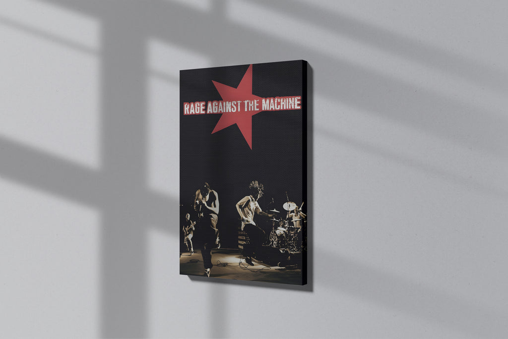 GeekCultcha Rage Against The Machine Concert Themed Premium Canvas Print