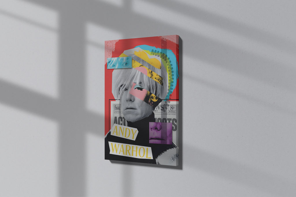 GeekCultcha Andy Warhol Themed Premium Canvas Print