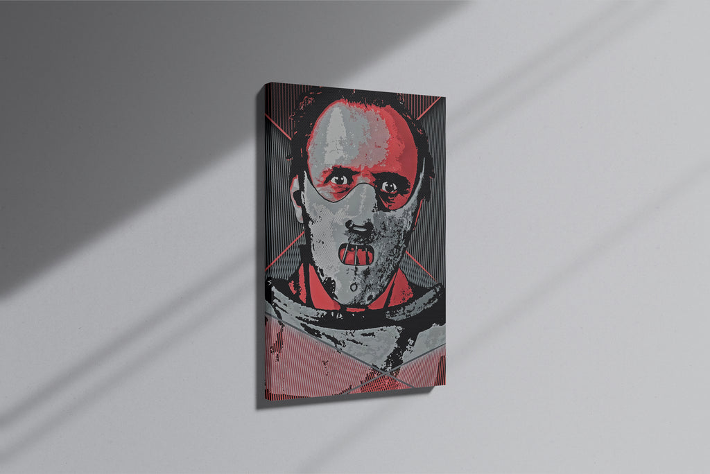 GeekCultcha Hannibal Lecter Themed Premium Canvas Print