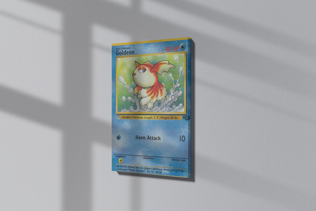 GeekCultcha Pokémon Goldeen Premium Canvas Print