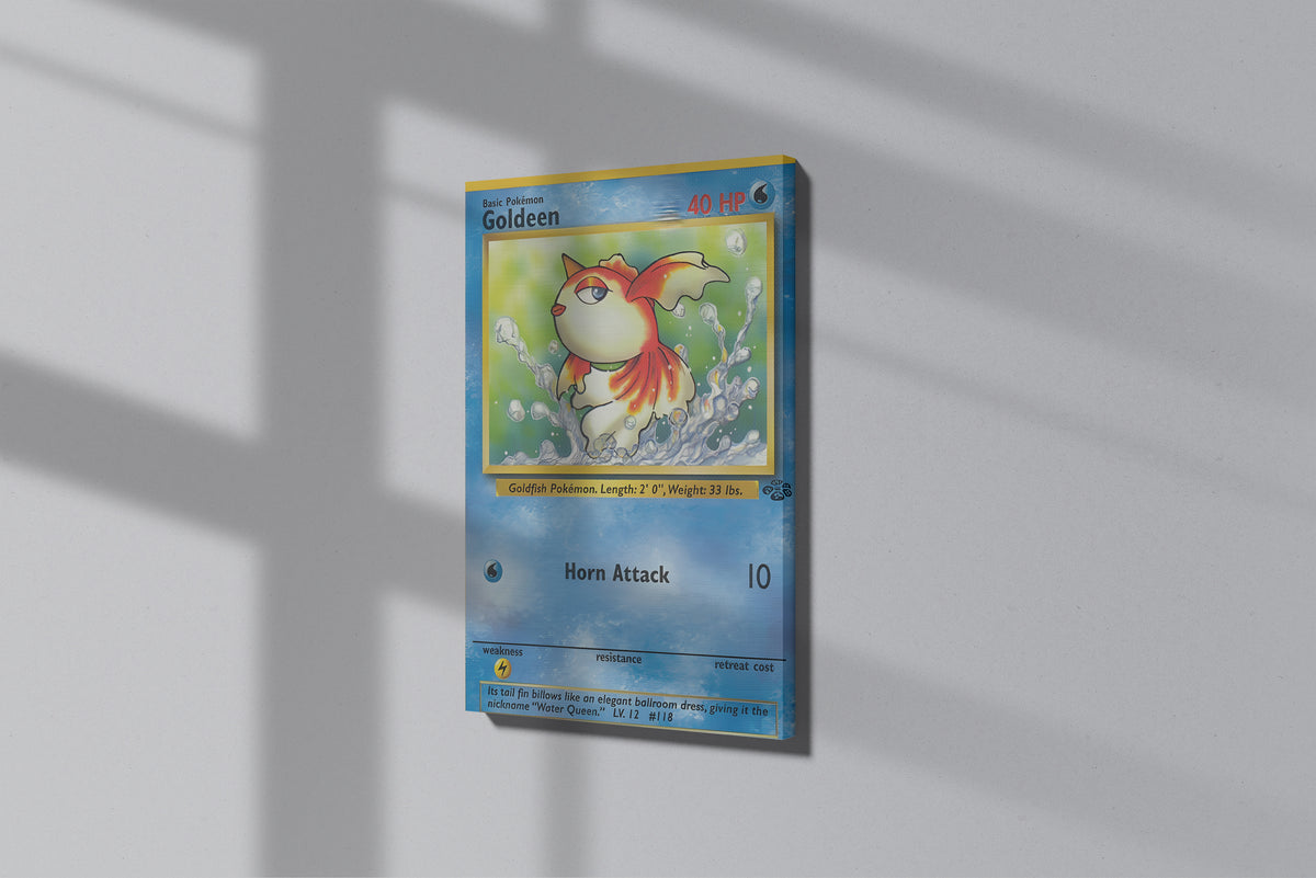 GeekCultcha Pokémon Goldeen Premium Canvas Print