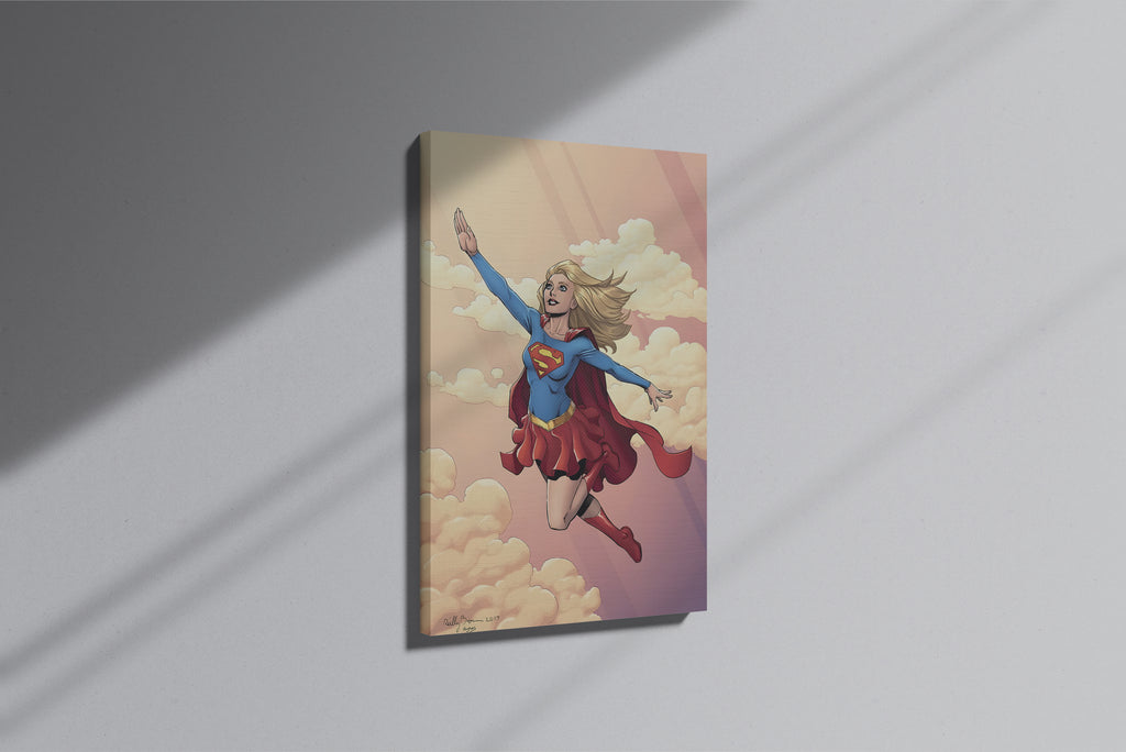 GeekCultcha DC Comics Supergirl Premium Canvas Print