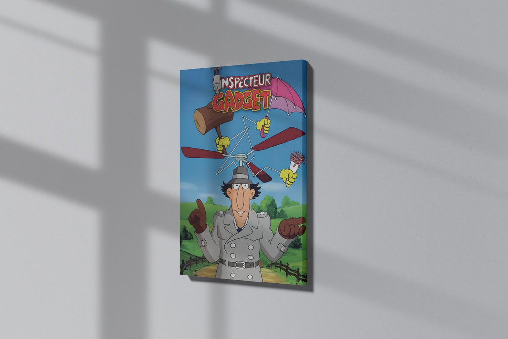 GeekCultcha Inspecteur Gadget Character Themed Premium Canvas Painting