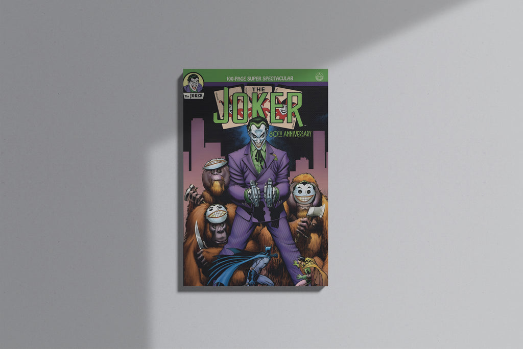 GeekCultcha DC Comics Joker 80th Anniversary Premium Canvas Painting