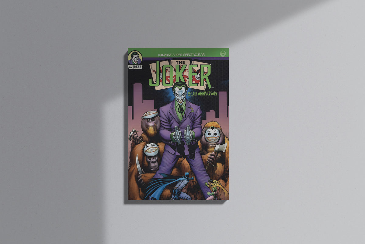 GeekCultcha DC Comics Joker 80th Anniversary Premium Canvas Painting