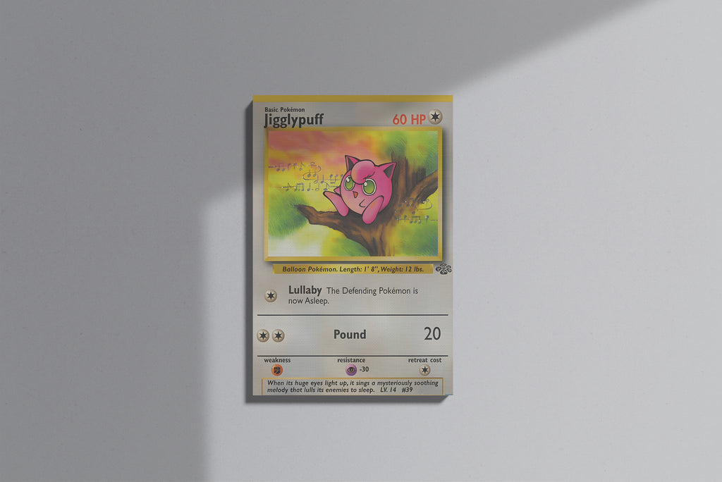 GeekCultcha Pokémon Jigglypuff Premium Canvas Print