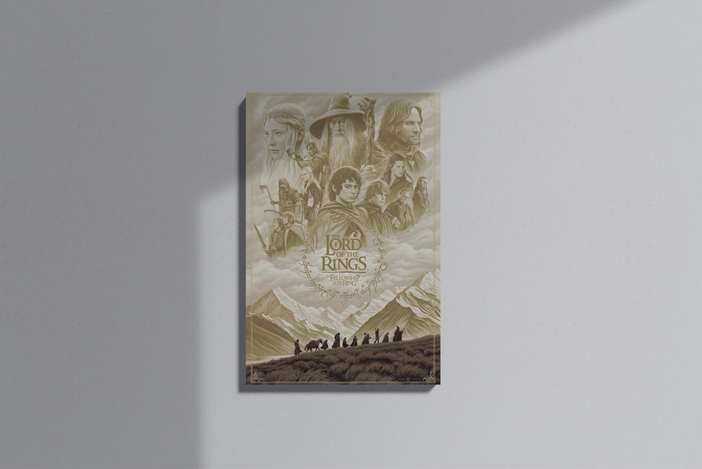 GeekCultcha The Lord of the Rings Fellowship Canvas Print
