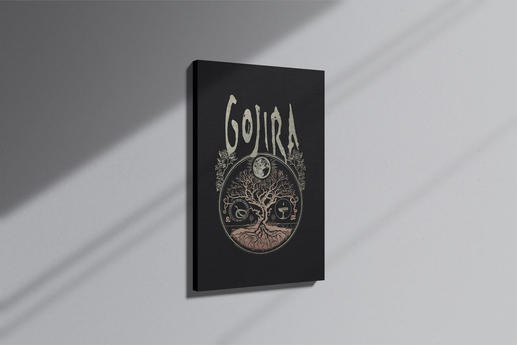 GeekCultcha Gojira Nature-Themed Premium Canvas Painting