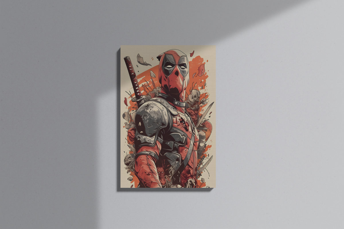 GeekCultcha Marvel Deadpool Premium Canvas Print