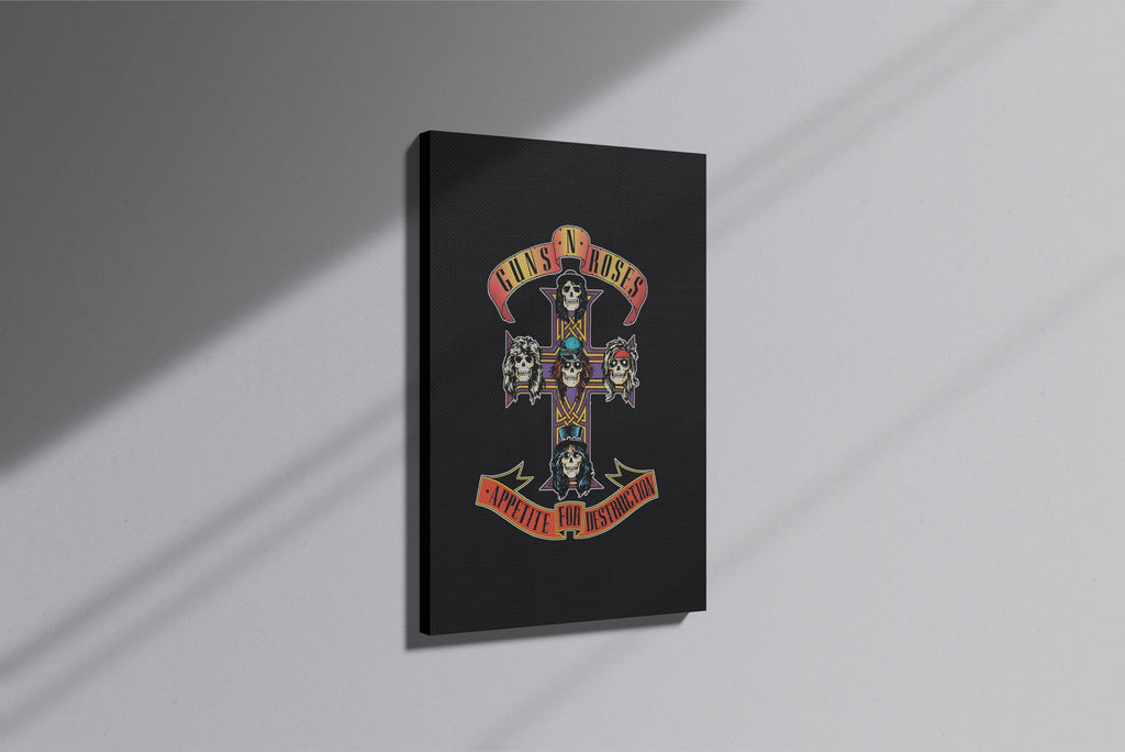 GeekCultcha Guns N' Roses Appetite for Destruction Premium Canvas Print
