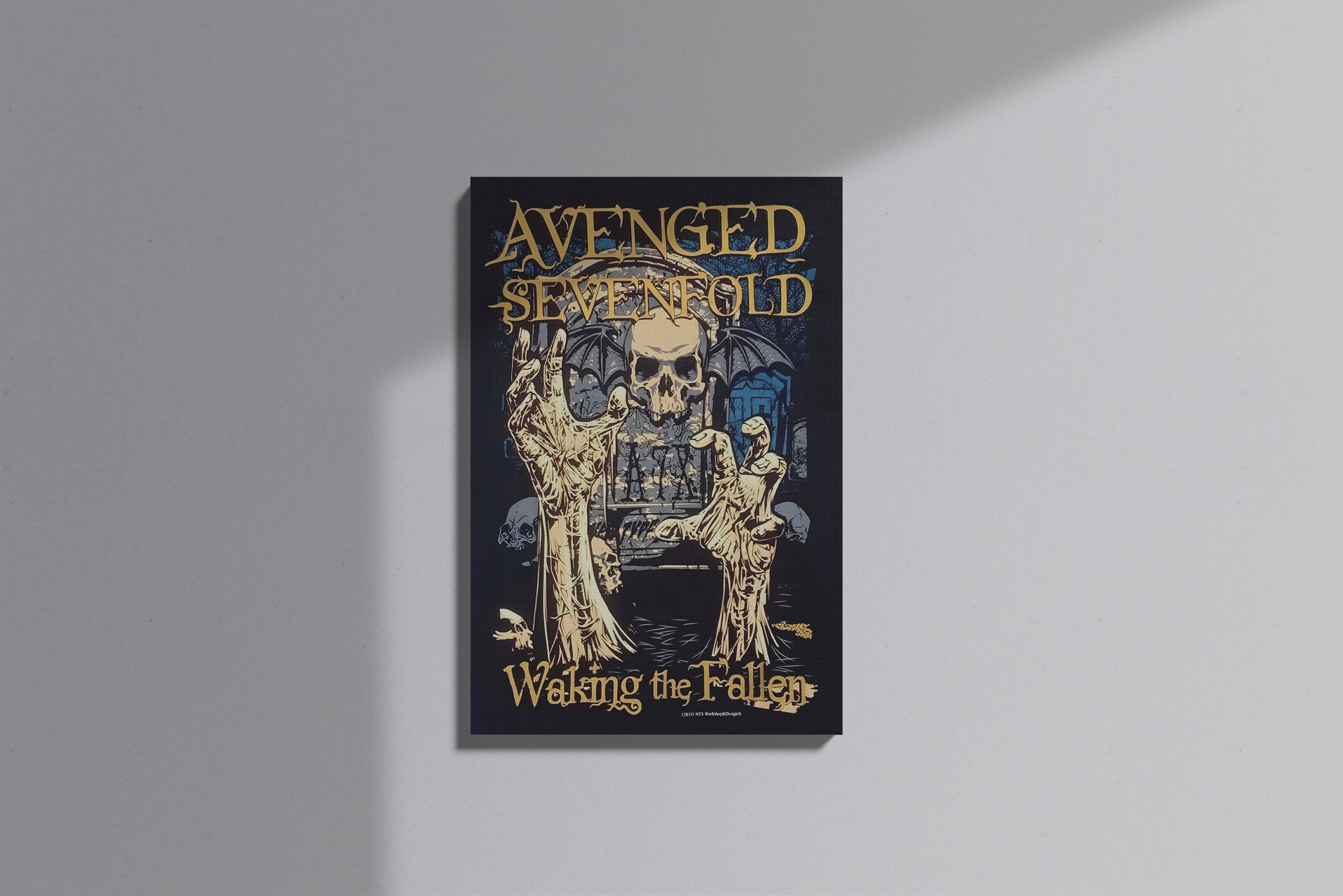 GeekCultcha Avenged Sevenfold Waking the Fallen Premium Canvas Print