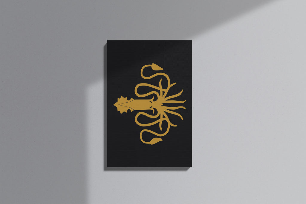 GeekCultcha Game of Thrones Greyjoy Dynasty Premium Canvas Painting